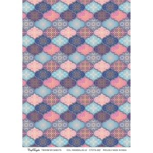 CrafTangles A4 Transfer It Sheets - Colourful Mandalas 10