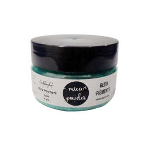 CrafTangles Metallic Mica / Pearl / Resin Pigment Powders 15 gms - Jade