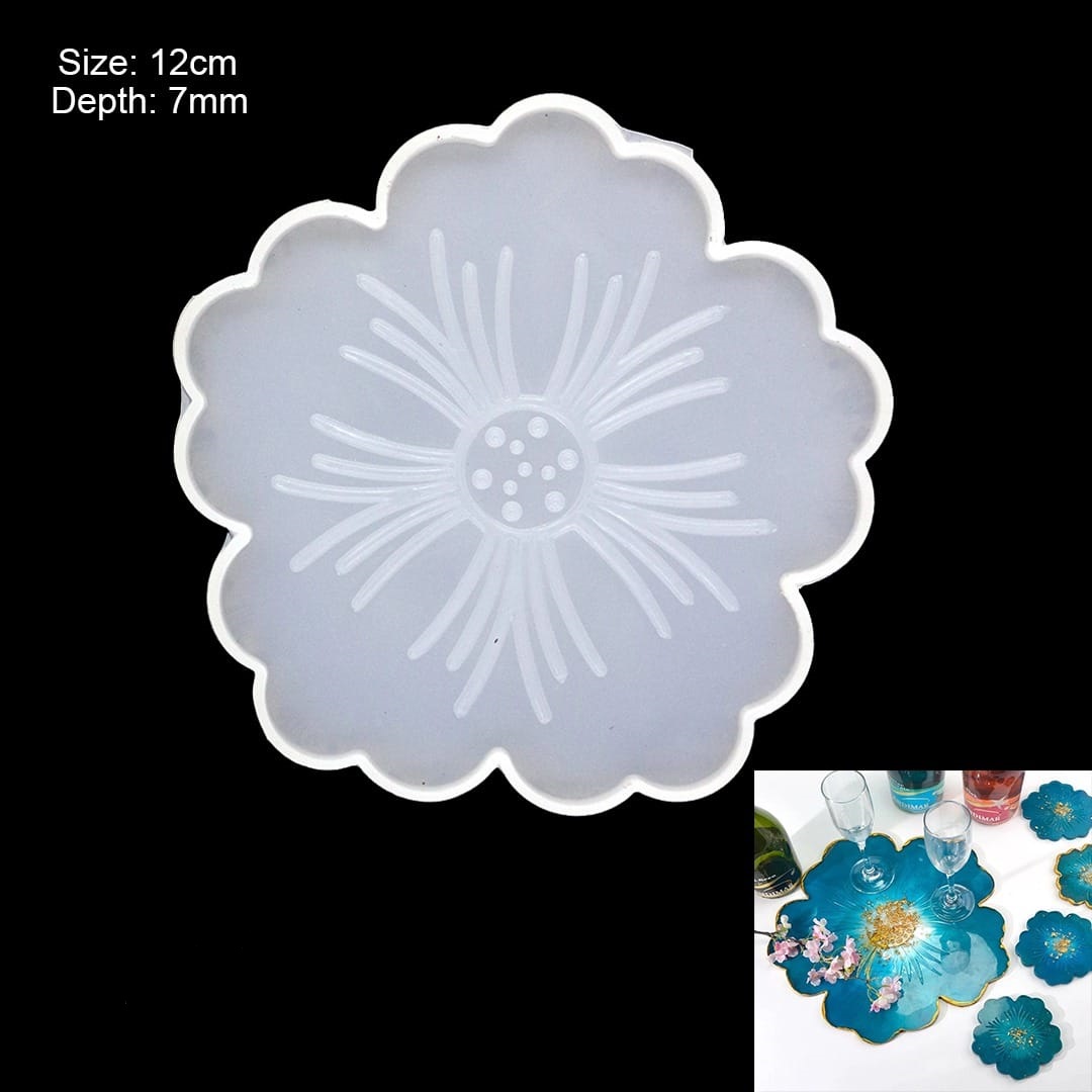 Flower Coaster Silicone Mould