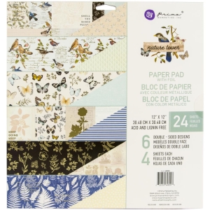Prima Marketing Double-Sided Paper Pad 12"X12" 24/Pkg - Nature Lover