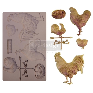 Prima Marketing Re-Design Mould 5"X8"X8mm - Sunny Morning Friends