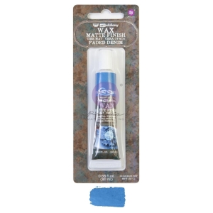 Finnabair Prima Art Alchemy Matte Wax .68 Fluid Ounce - Faded Denim