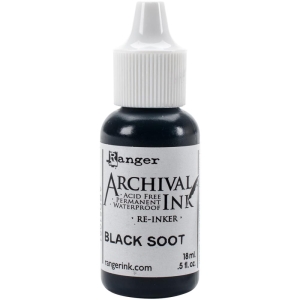 Tim Holtz Distress Archival Reinker - Black Soot