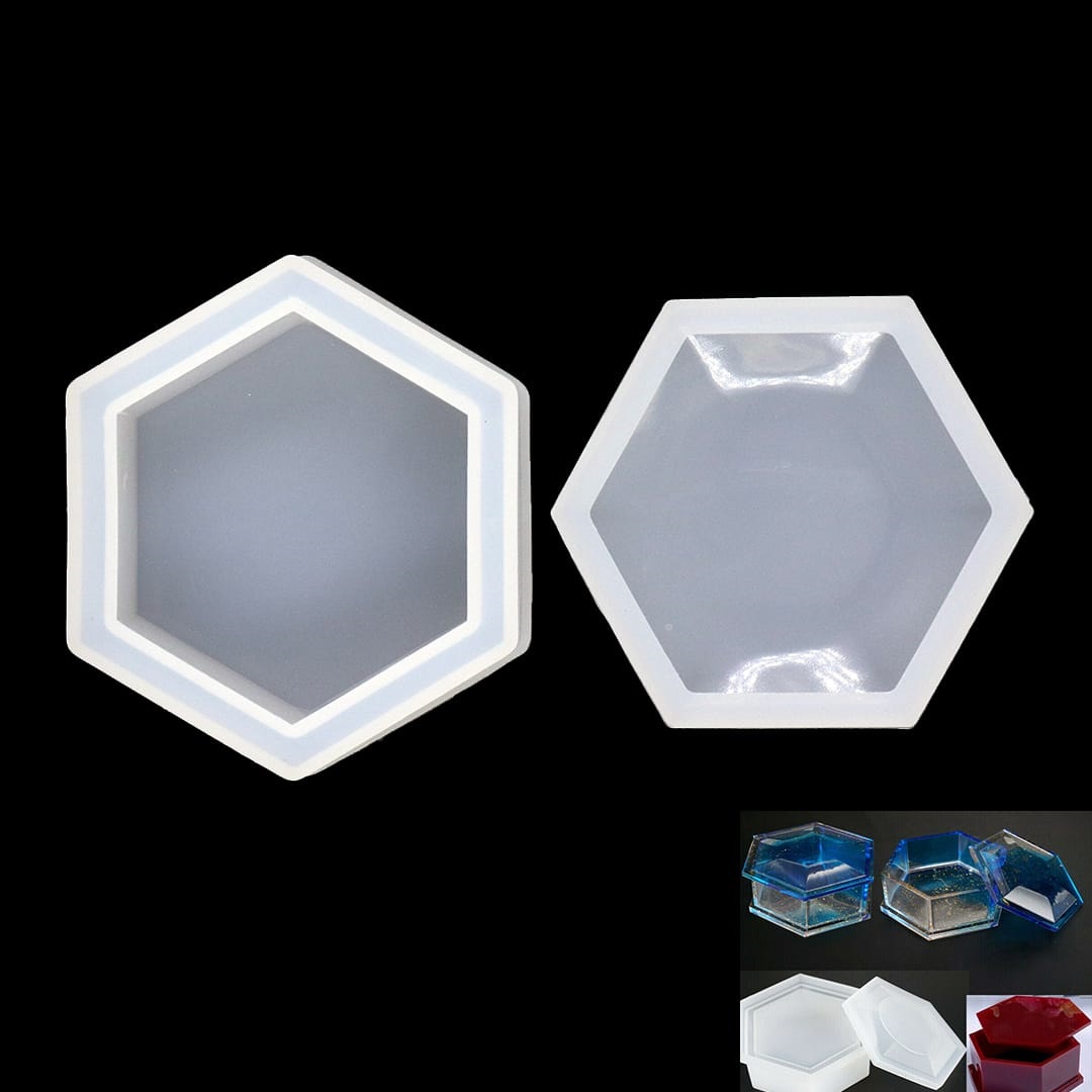 Silicone Jewellery Box Moulds (Base and Lid) (RAWS-253)