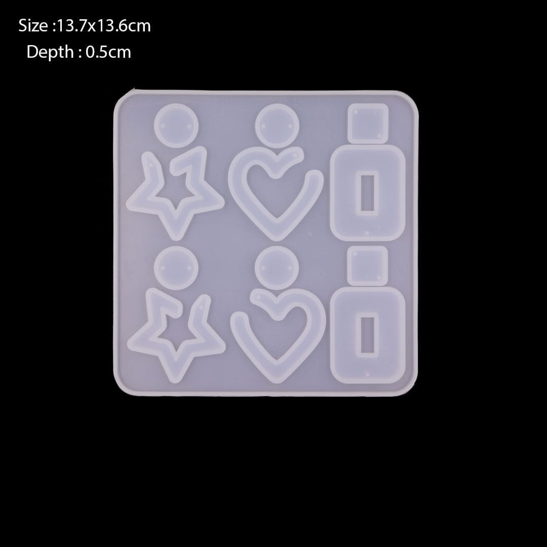 Different Earrings Silicone Jewellery Mould