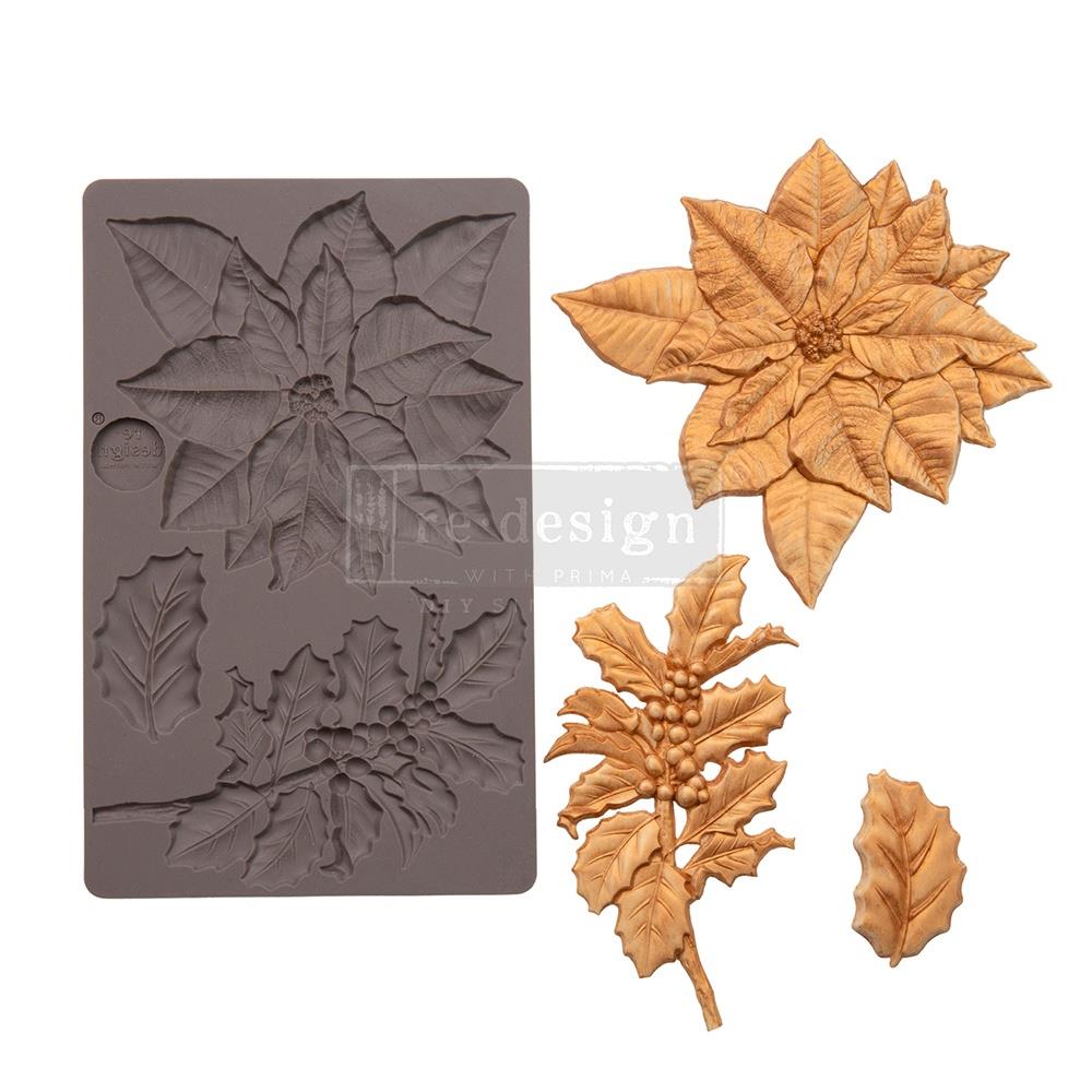 Prima Marketing Re-Design Mould - Perfect Poinsettia