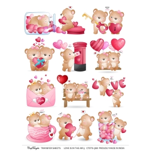 CrafTangles A4 Transfer It Sheets - Love is in the Air 5