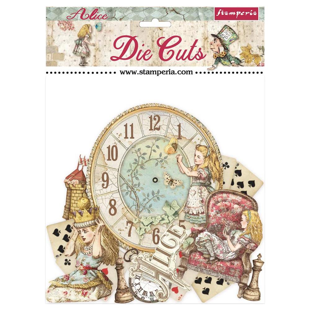 Stamperia Die-Cuts - Alice Through Looking Glass