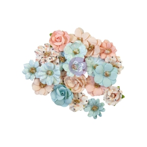 Prima Marketing Mulberry Paper Flowers - Christmas Lights/Christmas Sparkle