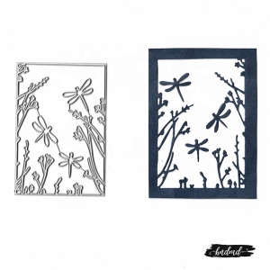 Steel Background Dies - Small Dragonflies Grid