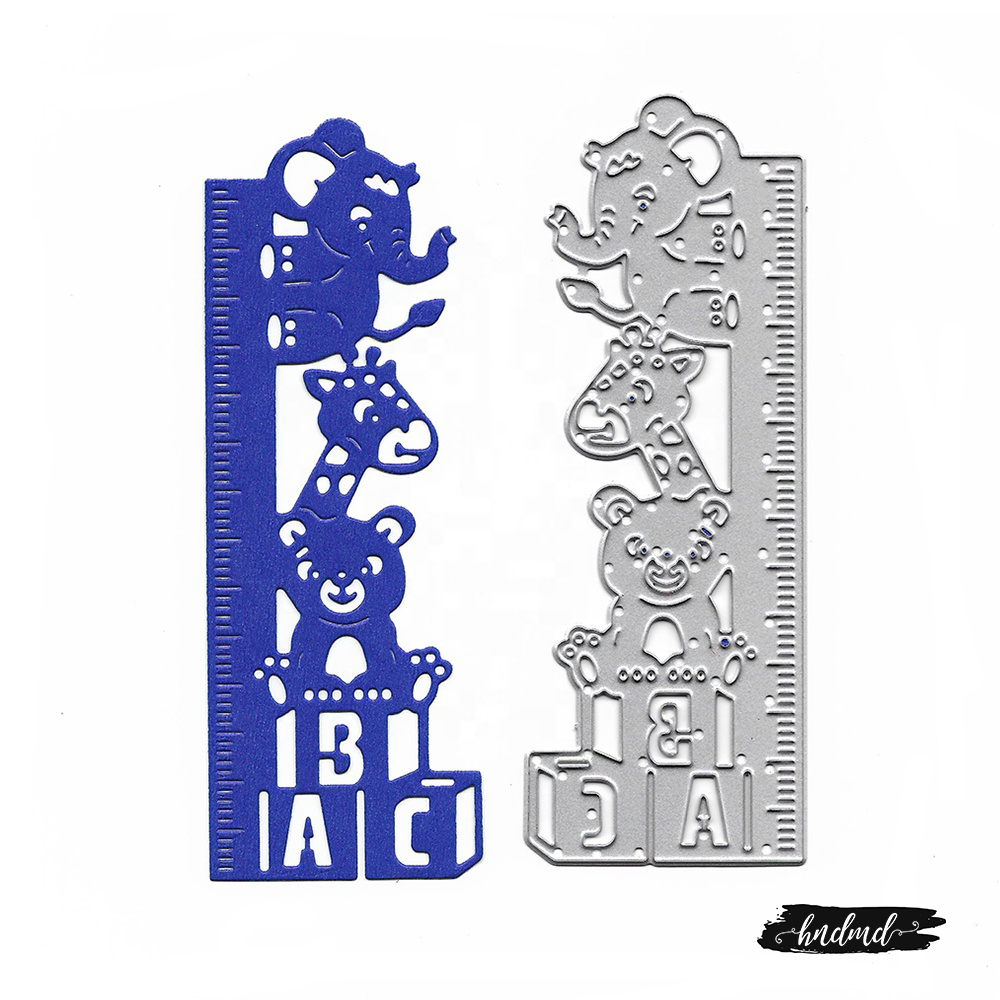 Steel Border Dies - Baby Measurement
