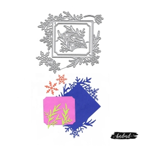 Steel Dies - Floral Winter Frame (Set of 5 dies)