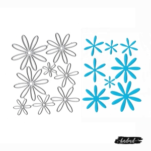Steel Cutting Dies - Flowers (Set of 8 dies) (XY656)