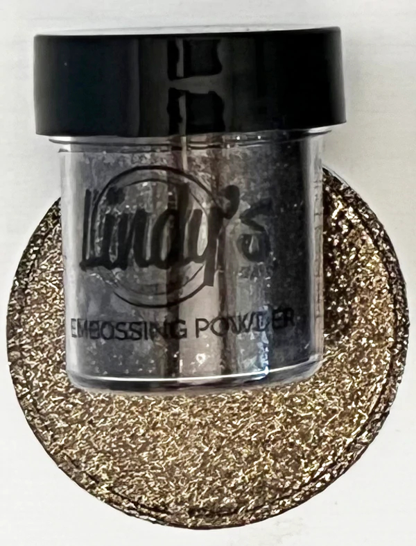 Lindy's Stamp Gang 2-Tone Embossing Powder .5oz - Toadstool Taupe