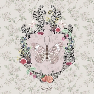 German Decoupage Napkins (5 pcs) - Lenore (Butterflies)
