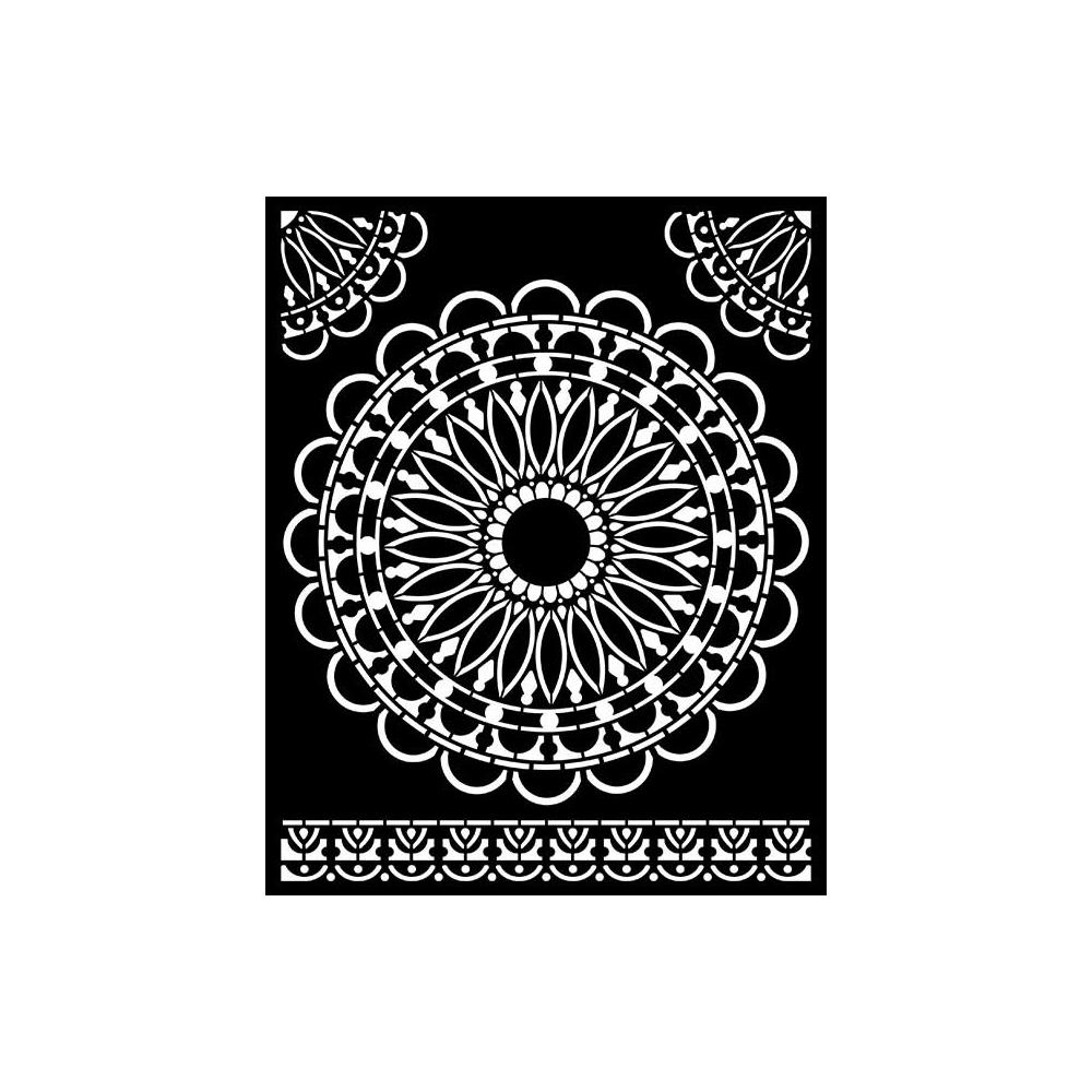 Stamperia Stencil 7.87"X9.84" - Round Lace, Atelier Des Arts