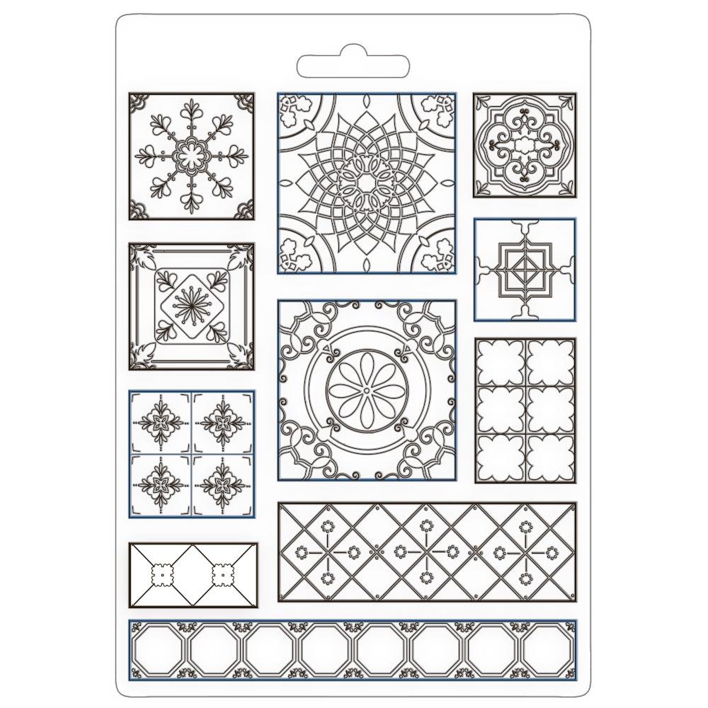 Stamperia Soft Maxi Mould A5 - Tiles, Casa Granada