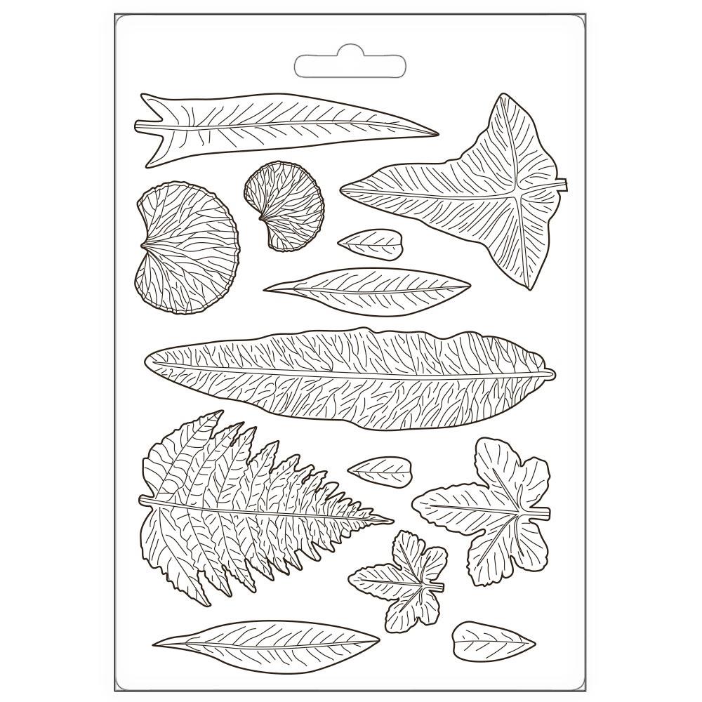 Stamperia Soft Maxi Mould A5 - Leaves, Romantic Garden House
