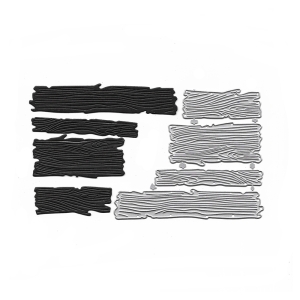 Steel Dies - Wooden Logs (Set of 4 dies)