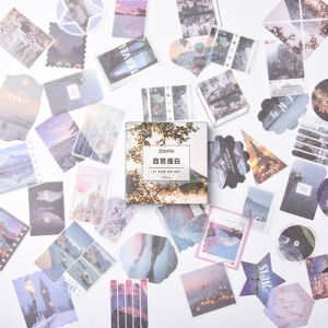Photo Sticker Book for Journal Ephemeras (80 sheets) - Travel