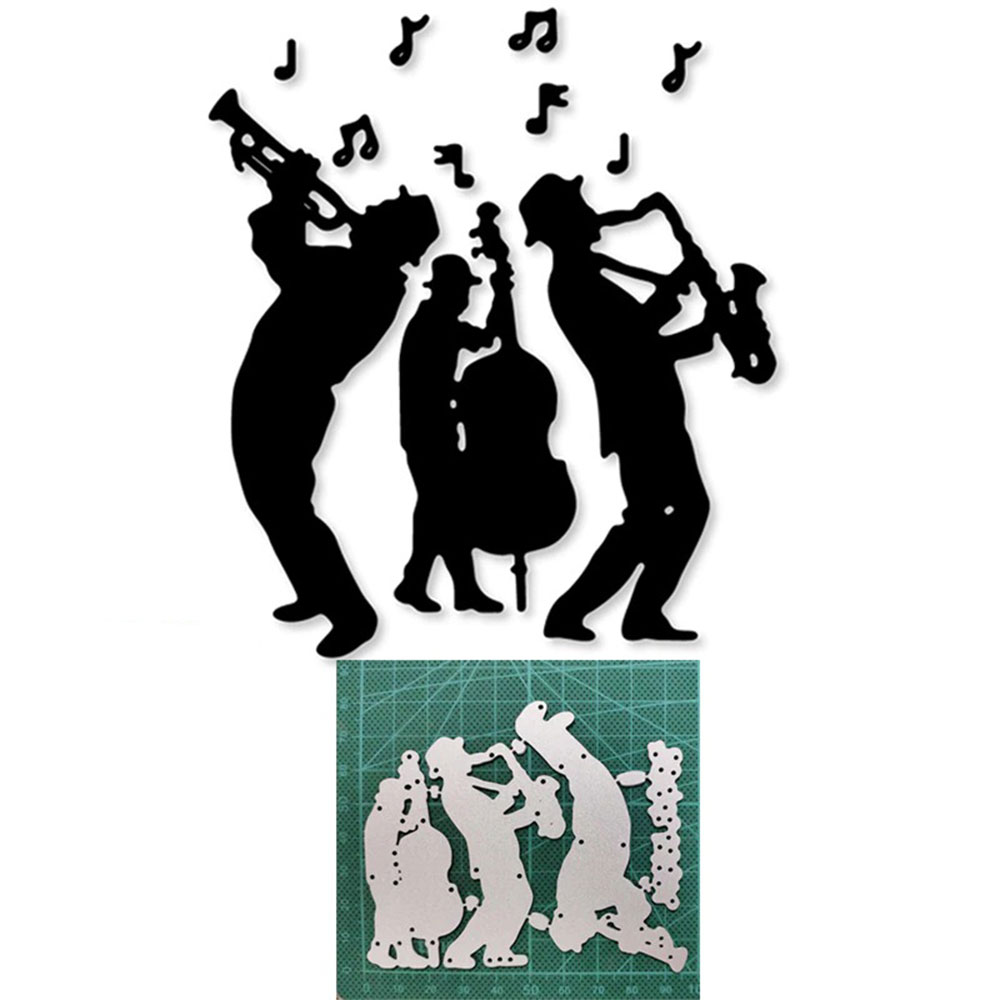 Steel Dies - Musicians (Set of 4 dies)