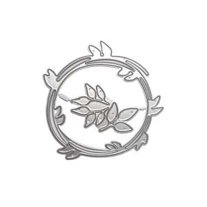 Steel Dies - Leaves and Wreath (Set of 2 dies)