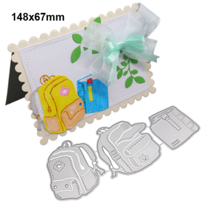Steel Dies - Backpacks and Book (Set of 3 dies)