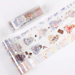Clear PET Sticker Rolls Set - Girls (Pack of 4 rolls) (PCT-009)