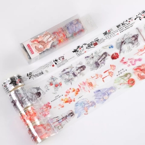 Clear PET Sticker Rolls Set - Girls (Pack of 4 rolls) (PCT-017)