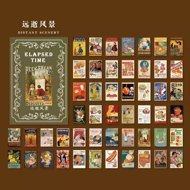 Journal Ephemera Pack (50 pcs) - Elapsed Time