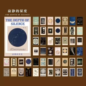 Journal Ephemera Pack (50 pcs) - The Depth of Silence
