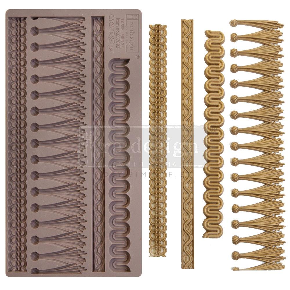 Prima Marketing Re-Design Mould 5" X 10" - Tassel Fringe