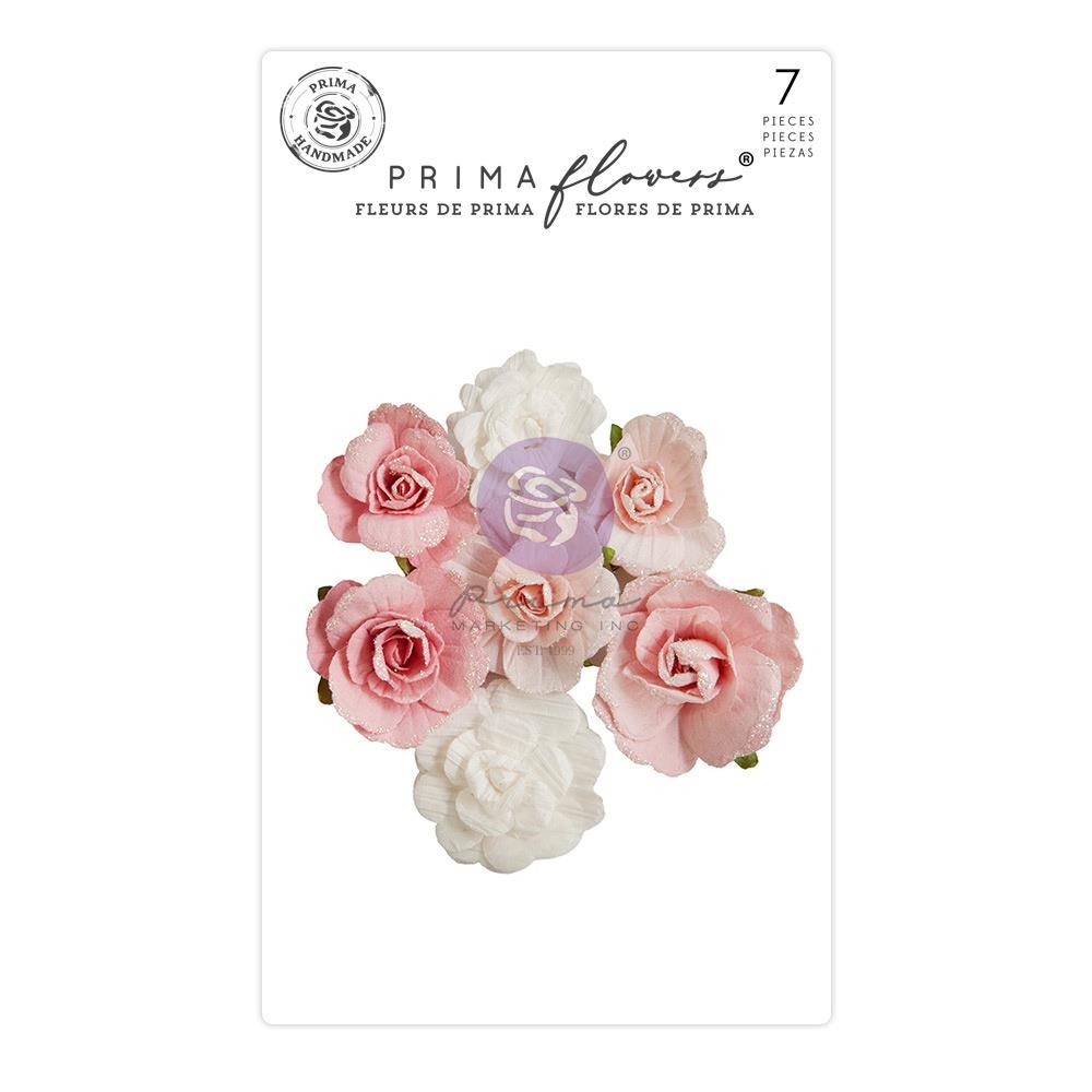 Prima Marketing Mulberry Paper Flowers - Christmas Wonderland/Candy Cane Lane