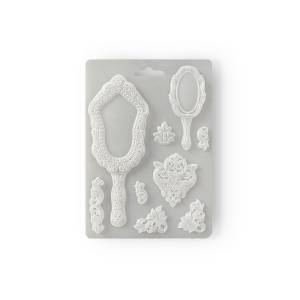 Stamperia Soft Maxi Mould A5 - Rose Parfum Mirrors