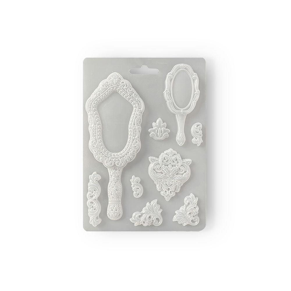 Stamperia Soft Maxi Mould A5 - Rose Parfum Mirrors