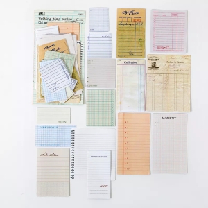 Journal Ephemera Stickers - Recipts (45 pcs)
