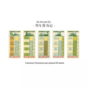 Ticket Collection Memo Pad - Design 6