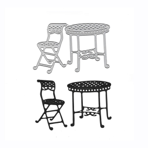 Steel Cutting Dies - Table and Chair (Set of 2 dies)