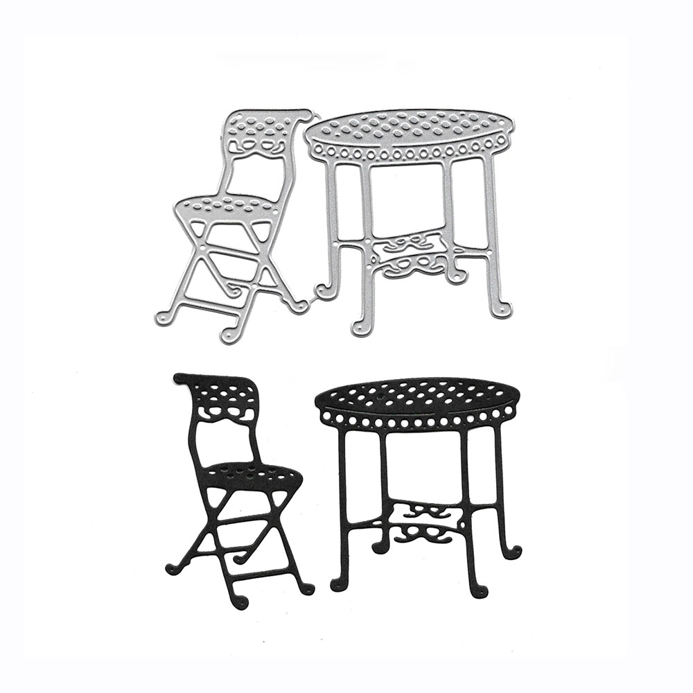 Steel Cutting Dies - Table and Chair (Set of 2 dies)