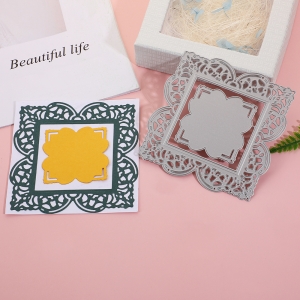 Steel Dies - Large Ornate Square (Set of 2 dies)
