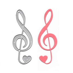 Steel Cutting Dies - Simple Musical Note