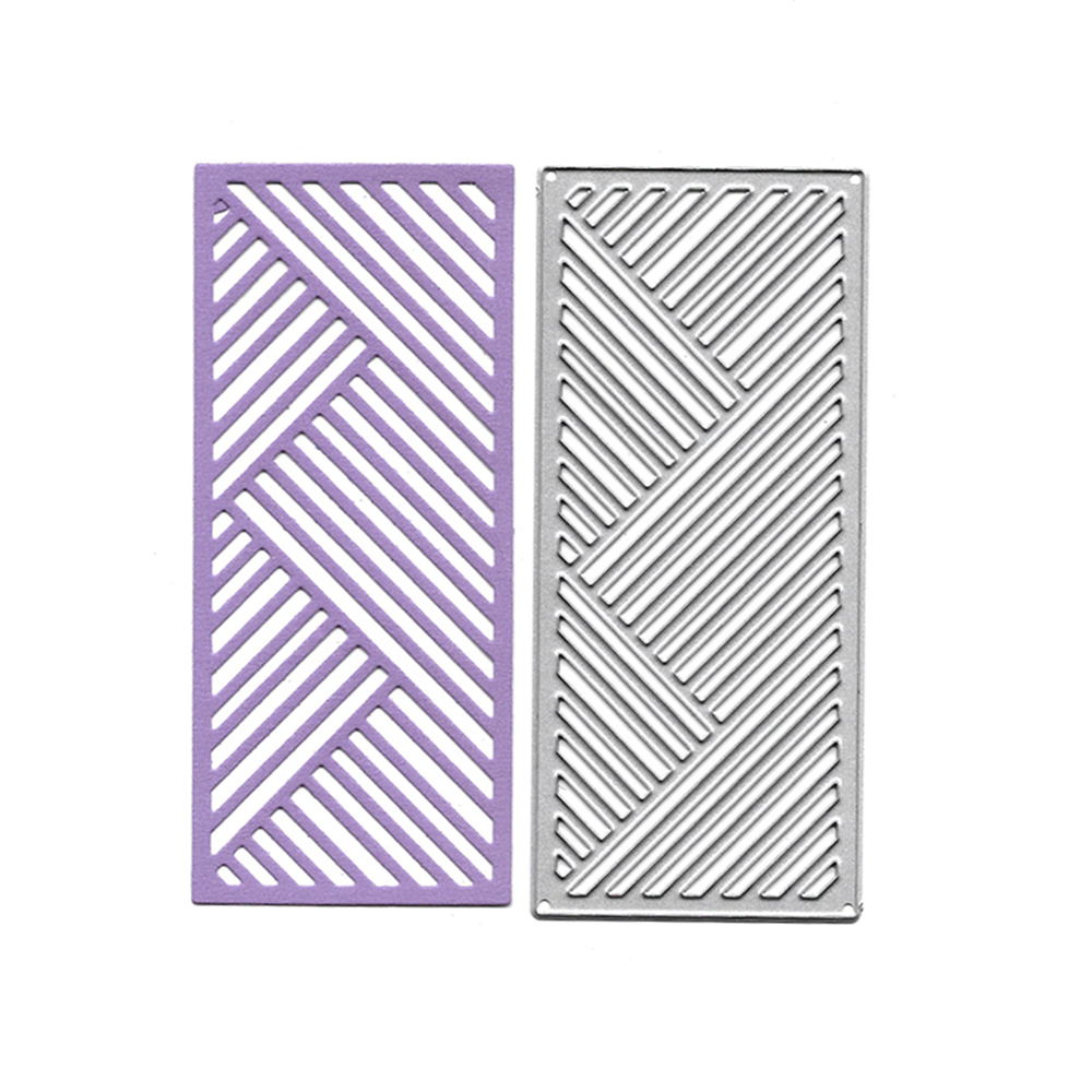 Steel Background Dies - Stripes Grid