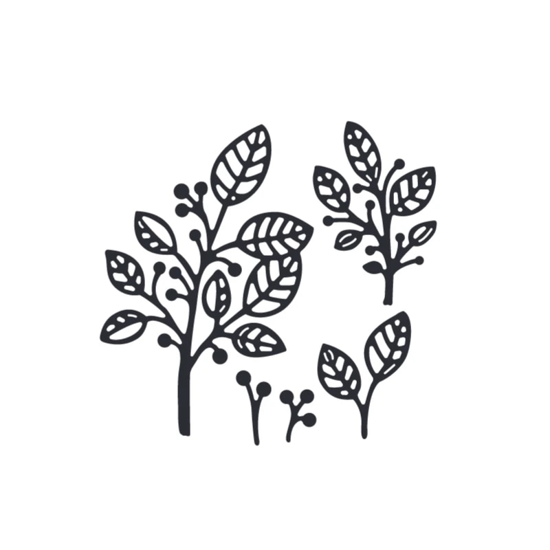 Steel Cutting Dies - Skeleton Leaves (Set of 5 dies)