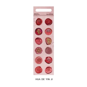 Wax Seal Stickers - Flower Mark