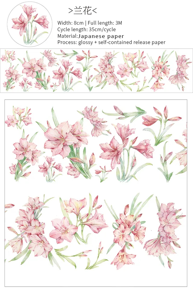 Floral Washi Tape (NBWSR-22)