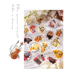 Music Journal Stickers - (MHD-YYRM006)