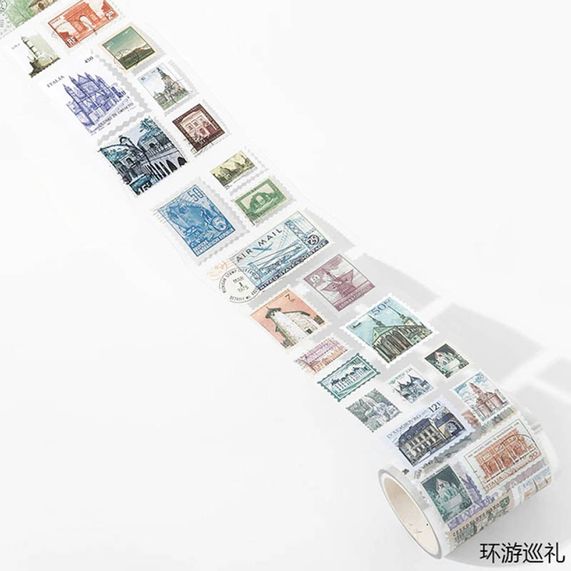 Clear PET Sticker Roll - Worldwide Patrol (55 mm by 2 metres)
