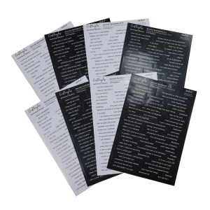 CrafTangles Precut Stickers - Journal Sentiments Combo (544 stickers)