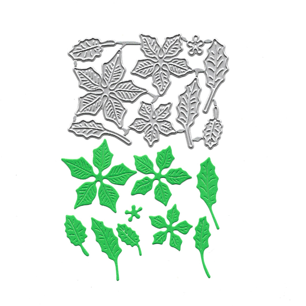 Steel Dies - Poinsettia Flowers (Set of 9 dies)