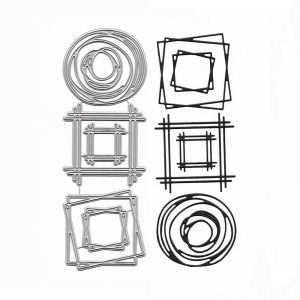 Steel Dies - Geometric Patterns (Set of 3 dies)